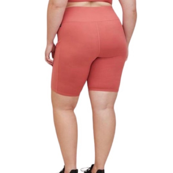 Torrid Women’s Plus Size Dusted Clay Happy Camper Active Bike Short Size 1X - Picture 3 of 9